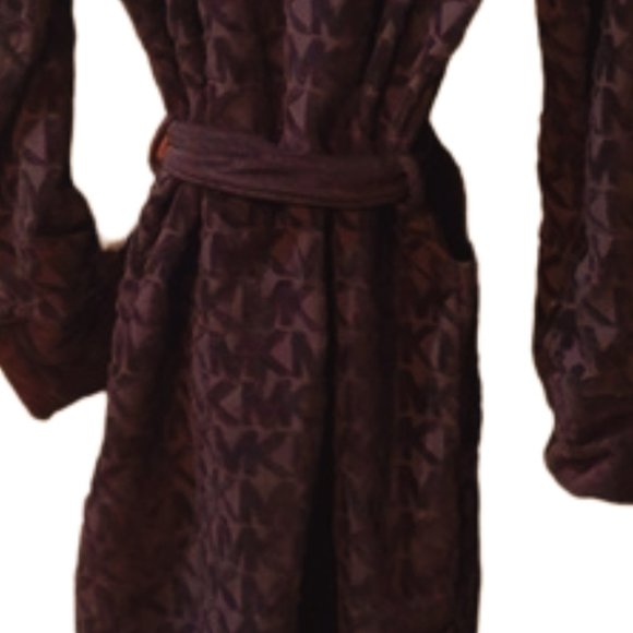 Michael Kors Logo Cotton Terry Robe - Picture 12 of 15